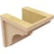 Ekena Millwork 7"W x 7"D x 7"H Wide Bryant Rough Cedar Woodgrain TimberThane Corbel, Primed Tan CORUR07X07X07BRYRCPR - alternate 6